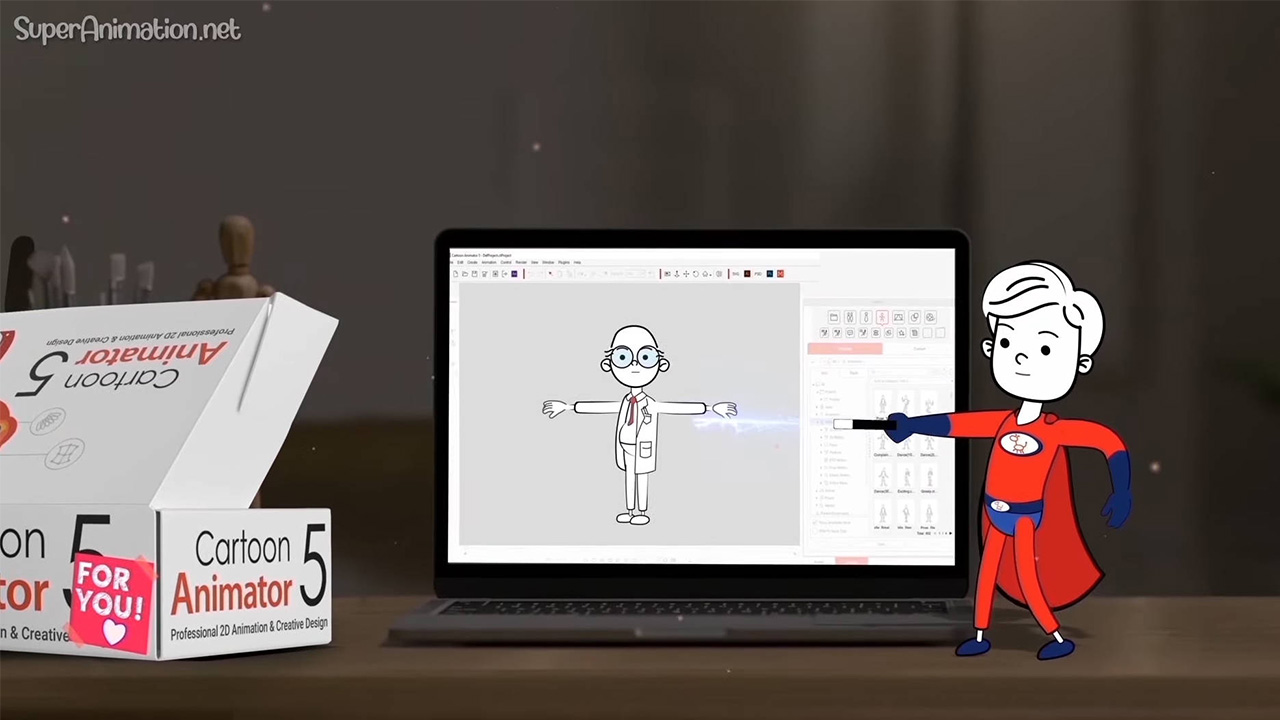 best 2d animation software demo video - promotion video